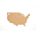 17.75" x 11" Epicurean USA Shaped Cutting Board